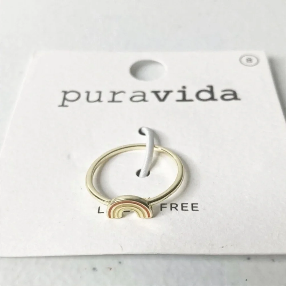 New Pura Vida Rainbow Ring